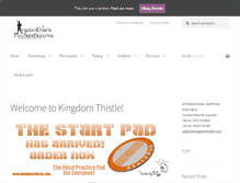 Tablet Screenshot of kingdomthistle.com